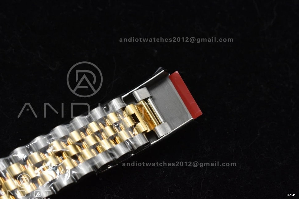 SS VR3235 DateJust Steel Clean Edition YG 41 Bracelet Black 1:1 126333 Stick on Dial Best 904L Jubilee 0425